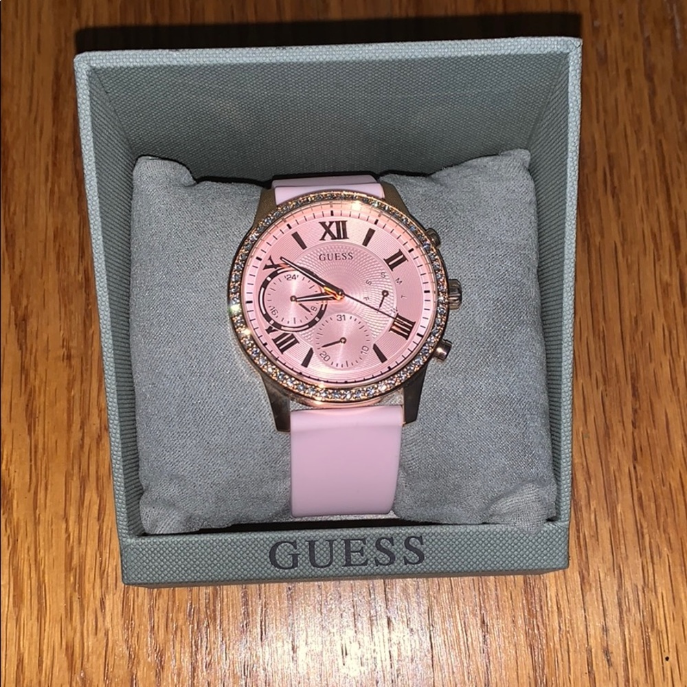 Women's Rose Gold-Tone and Pink  Watch